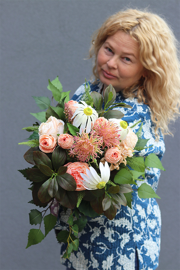 Cappuccina, bukiet nagrobny we wkładzie