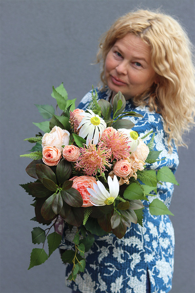 Cappuccina, bukiet nagrobny we wkładzie