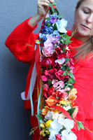 Tęcza New, dekoracyjna girlanda kwiatowa