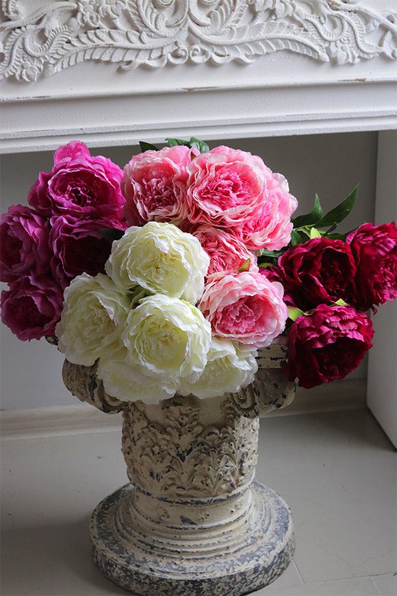 Love Me, bukiet peonii do wazonu, różowe