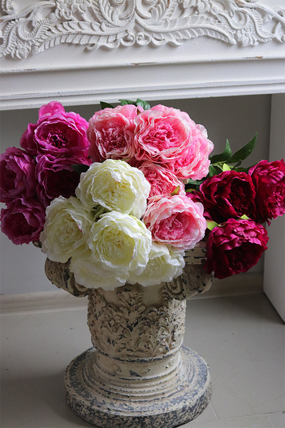 Love Me, bukiet peonii do wazonu, różowe