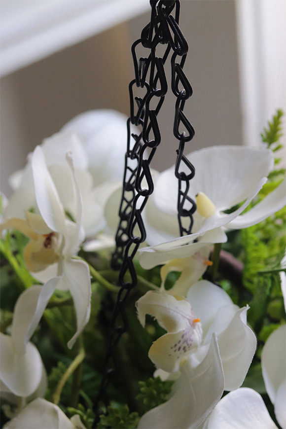 Dekoria Orchid Blues, kompozycja w wiszącej donicy