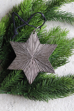 X-Mas, zawieszka gwiazda 1C, wym.9x9cm