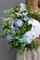 Ulisses, asymetryczny wianek dekoracyjny, wym.40cm