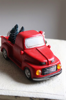 samochód św. Mikołaja LED