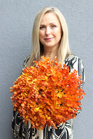 Jesienny Moment, jesienny wianek z bukszpanu