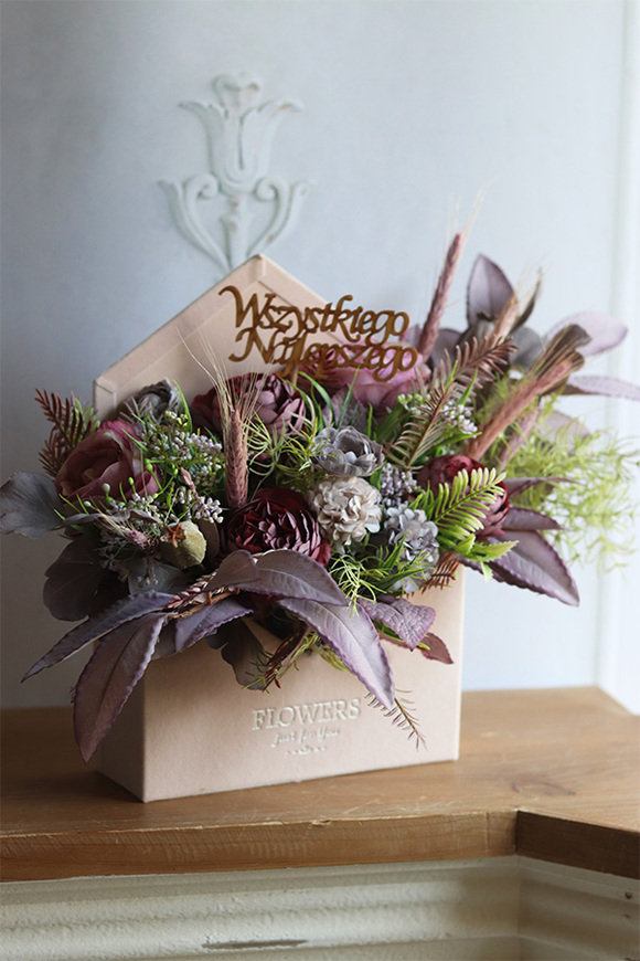 Dzień Babci i Dziadka, Koperto Lena, flowerbox, wym.30x40cm