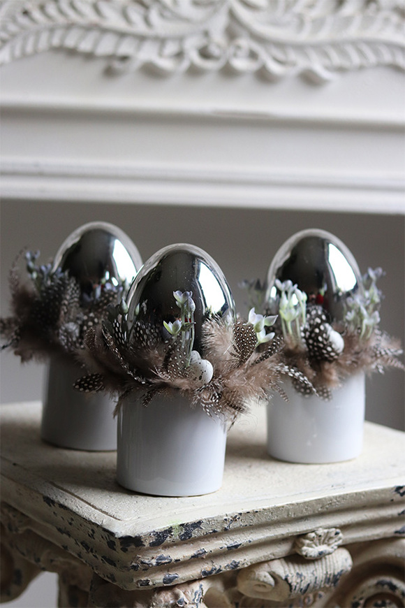 stroik wielkanocny, Kruszyna 2 Srebrne Jajko