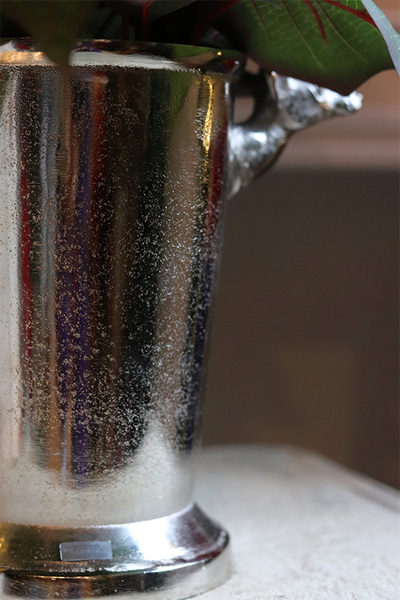 Gwiazda Betlejemska Deluxe Silver, wysokiej jakości sztuczna roślina