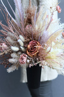 Boho Funeral, bukiet nagrobny we wkładzie