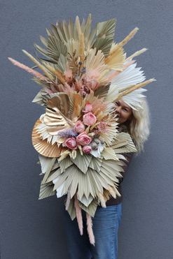 Boho Style, dekoracyjny panel z suszu, wym.105x63cm