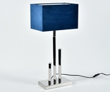 Abażur Blue Simple a30/18h18 prostokąt plusz, wym.30x18x18cm