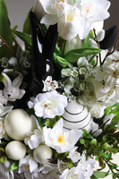 Black Easter, nowoczesny stroik wielkanocny