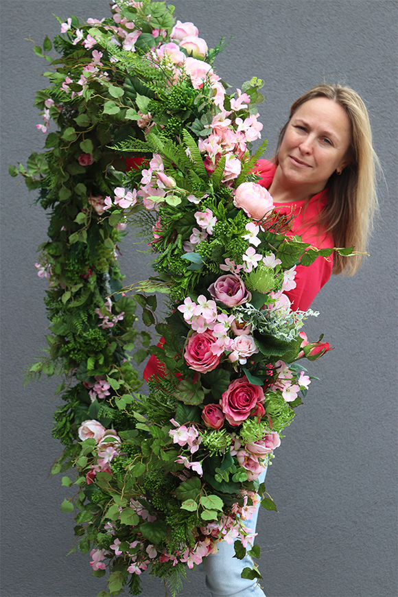 bardzo duży wianek sufitowy, Vollea, śr.125cm