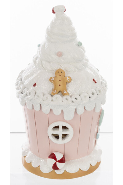 Cookie świąteczna cukrowa chatka LED pozytywka