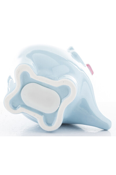 Princess Elephant, porcelanowa skarbonka, niebieska