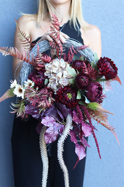 Kreona, dekoracja nagrobna w koszu, wym.44x50x45cm