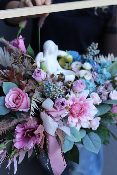 Paysage 2, kompozycja nagrobna w ramce