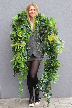 Lesotho Jungle, girlanda z zielonych zwisających pędów, dł.250cm 