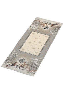 Przy Paśniku, świąteczny bieżnik gobelinowy, 140x42cm
