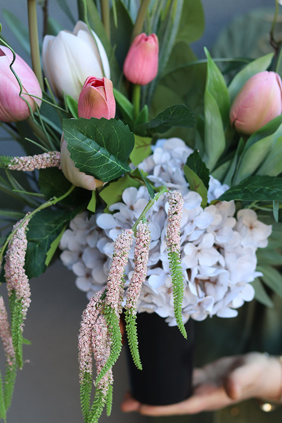 Tulippo Pink, wiosenny bukiet do wazonu