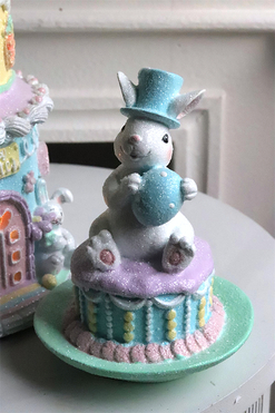 OD RĘKI Candy Bunny, wielkanocna figurka zajączek A, wys.15cm