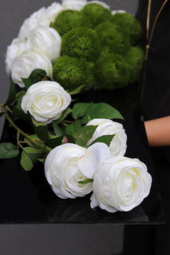 New Design Roses, komplet dekoracji nagrobnych, kompozycja + bukiet