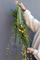 Easter Door, zawieszka wielkanocna na drzwi dwustronna