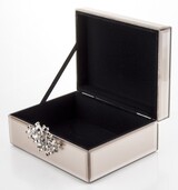 Gossamer A, szklane puzderko szkatułka na drobiazgi, wym.8.5x19x15cm