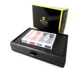 Cards, ekskluzywne karty do gry w drewnianym pudełku, wym.24x17cm