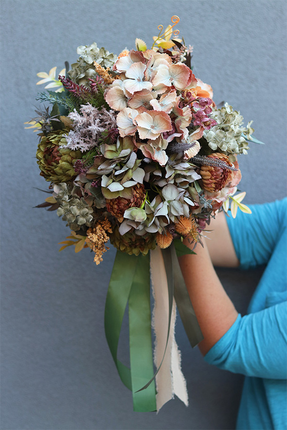 Zielona Przystań, bukiet nagrobny we wkładzie
