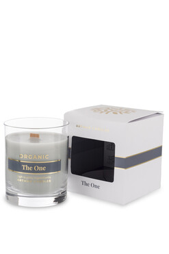 Organic, świeca zapachowa w szkle, The One, wym.10x8cm