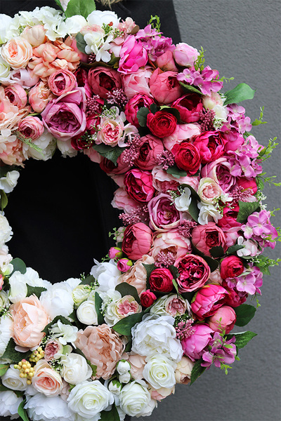 Maria Antonina Big, bardzo duży wianek na drzwi