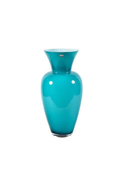 Turkus XL, wazon szklany, wys.50cm