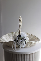 Anemony, dekorowany koszyczek wielkanocny