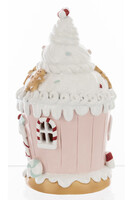 Cookie świąteczna cukrowa chatka LED pozytywka
