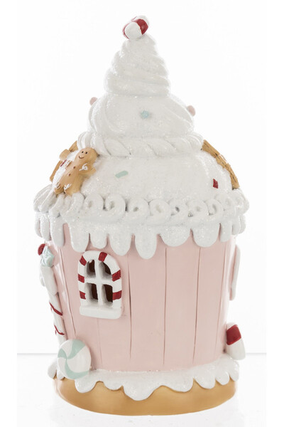 Cookie świąteczna cukrowa chatka LED pozytywka