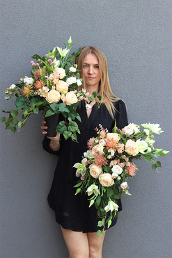 Riserte, komplet dekoracji nagrobnych, bukiet + wiązanka