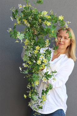 OD RĘKI Magrerytki, girlanda dekoracja kwiatowa, dł.90cm 