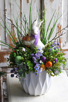 Bunny Star Velveti New, stroik wielkanocny na stół