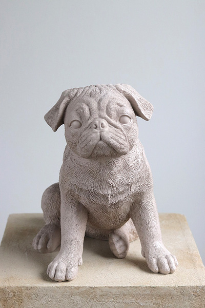 Dog in the Fog, figurka pies mops