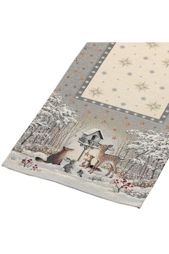 Przy Paśniku, świąteczny bieżnik gobelinowy