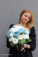 Błękit Serca, komplet dekoracji nagrobnych