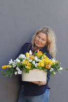 Wiosna Orient, wiosenna dekoracja kwiatowa