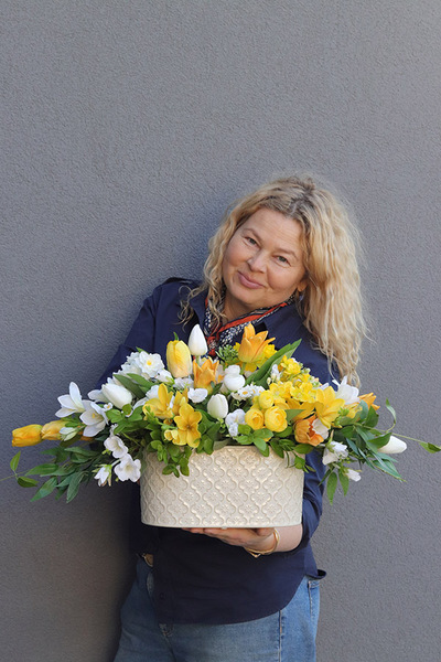 Wiosna Orient, wiosenna dekoracja kwiatowa