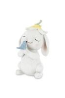 Sweetie Bunny, wielkanocna figurka zajączek, różowy kwiatek