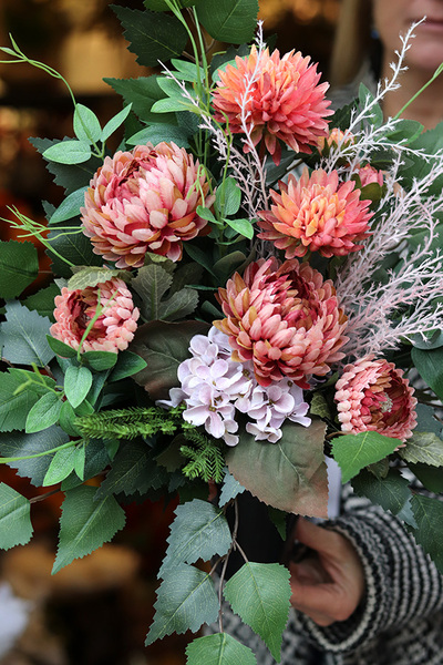 Georite, bukiet nagrobny we wkładzie