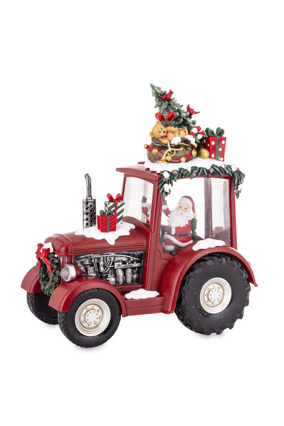 świąteczna pozytywka traktor