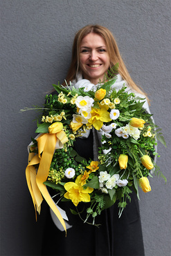 Amira Rich, dekoracyjny wianek wielkanocny, śr.44cm