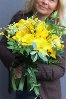 bukiet do wazonu Słoneczna Wiosna, sztuczne kwiaty